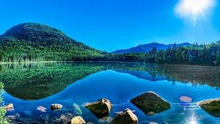 Kinsman Mountains in 4k - White Mountains New Hampshire - Cannon Mt, Lonesome Lake, Kinsman Pond