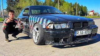 BMW E36 STREET DRIFT POV #9