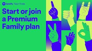 How to set up a Premium Family plan on Spotify