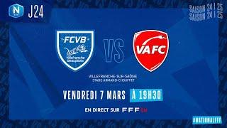 J24 I FC Villefranche B. - Valenciennes FC en replay(0-2) I National FFF 2024-2025