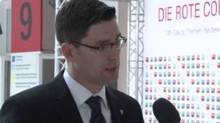 Sedicanter® (Industriezentrifuge) von Flottweg SE, ROTE COUCH EXPRESS, ACHEMA 2015