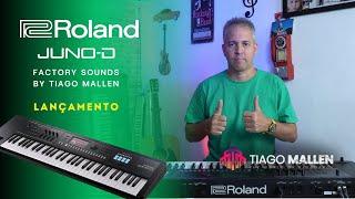 New Roland Juno-D Synthesizer featuring (Factory Sounds) by Tiago Mallen - LANÇAMENTO!!!!!!