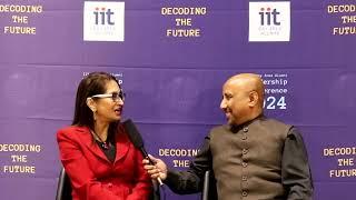 Padmasree Warrior interview at IITBAA Leadership Conference 2024