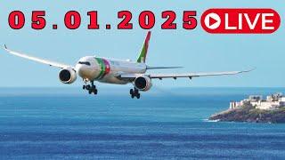 LIVE ACTION From Madeira Island Airport 05.01.2025