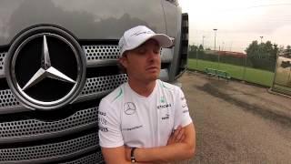 Nico Rosberg: video message after P6 in monza 2013