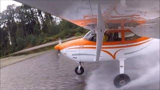 Airplane Action! Mud, Snow ,Big Rocks, Water and Tight landings