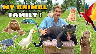 MEET MY ANIMAL FAMILY ! FULL ZOO TOUR !