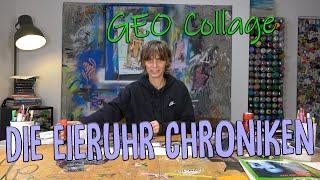 One hour of collage | We cut and glue instead of painting | The Egg Timer Chronicles with Volane ...