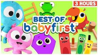 BabyFirst best videos | Larry's Surprise Eggs | Color Crew | Songs | Shapes | 3 Hours | Baby First