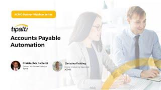 Tipalti Accounts Payable Automation - Company and Product overview webinar