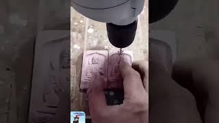 Wooden Buddha statue! Woodworking CNC engraving!