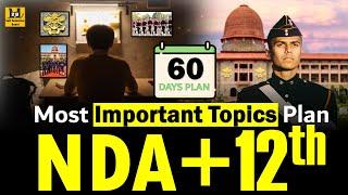 NDA Most Important Topics Study Plan | NDA Prepartion Plan with Class 12 | Shubham Varshney SSB