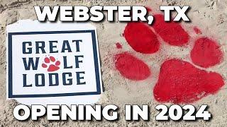 Great Wolf Lodge coming to Webster, TX!