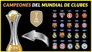  Todos los CAMPEONES del MUNDIAL de CLUBES FIFA (2000-2023)  Actualizado