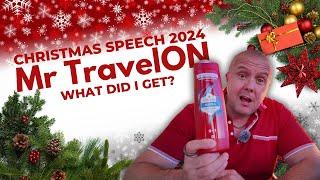 Mr TravelON's CHRISTMAS SPEECH! | With What I Got For Christmas Haul! Ho Ho Ho!