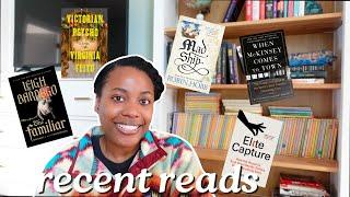 RECENT READS| 5 MINI BOOK REVIEWS