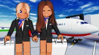 ️ SISTERS become *FLIGHT ATTENDANTS* for Roblox