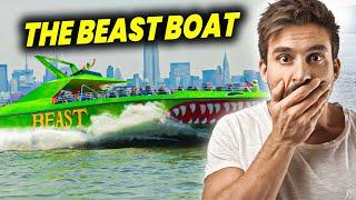 The BEAST Speedboat Ride | NYC's Only Thrillride #speed #speedboat #nyc #america #travel #usa