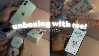 unboxing iPhone 12 green (used) in 2024 