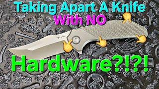 This Knife Has No Visible Scews! Let's Take It Apart!