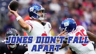 Daniel Jones Didn't Fall Apart