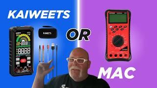 Kaiweets KM601s Smart Digital Multimeter VS Mac Tools