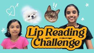 Lip Reading Challenge!! #challenge #fun #lipreading