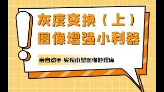 【手写图像处理库】灰度变换，最简单的技术应用却最广泛，堪称入门级美颜小神器，Photoshop和美图秀秀都笑了！反色变换，对数变换，数字图像处理