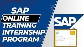 SAP Online Internship 2023 | FREE CERTIFICATES | Everyone Can Apply | Latest Online Internships 2023