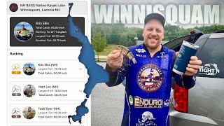 Lake Winnisquam Bass Fishing - Bass Nation Tournament WIN Using Homemade Swimbait