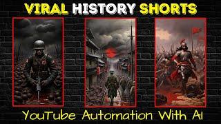 Faceless YouTube Channel Idea! Make Viral Historical Shorts Videos With AI