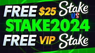 Stake Promo Code STAKE2024 - FREE MONEY $25 BONUS ON STAKE US / VIP RAKEBACK ON STAKE review 2024