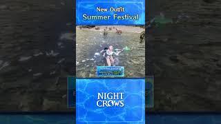 [NIGHT CROWS] New Outfit Summer Festival #Shorts