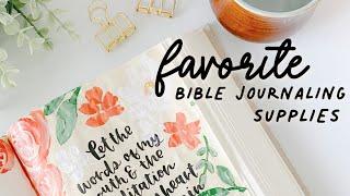 Bible Journaling & Bible Lettering Supplies that I use & love!