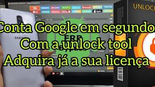 Conta Google J8 usando a unlock tool