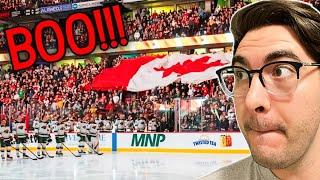 CANADA BOOING AMERICAN NATIONAL ANTHEM