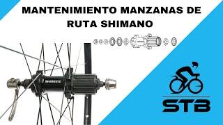 Cómo hacer mantenimiento a manzanas Shimano de ruta - WH-RS11