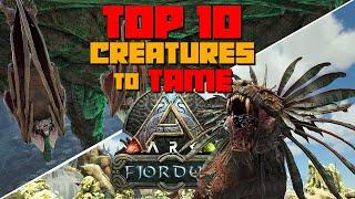 ARK: TOP 10 Creatures You NEED To Tame On FJORDUR & Why!