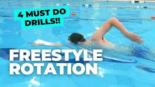 FREESTYLE ROTATION | 4 Drills You MUST Do to Improve Rotation and Timing!!