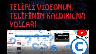 TELİFLİ VİDEONUN TELİFİNİN KALDIRMA YOLLARI