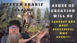 Steven Sharif claims Ashes of Creation will be "one of the largest & most succesful MMOs"