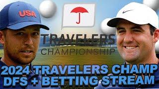 2024 Travelers DFS Preview + Live chat : Draftkings DFS, Outrights, Prize Picks, + Underdog Props