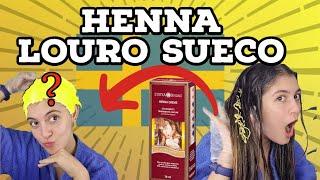 Pintei meu CABELO com Henna Surya Brasil Louro Sueco | Deu Certo?