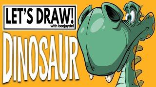 Let's Draw! Episode 23: Dinosaur & How to Draw Crazy Proportions!