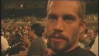 Actor Paul Walker: MMA Fan