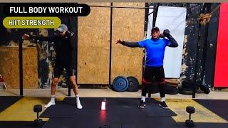 FULL BODY WORKOUT HIIT STRENGTH/افضل تمارين لحرق الدهون وبناء العضلات