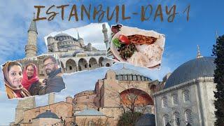 Exploring Istanbul on Day 1 | Hagia Sofia | Blue Mosque | Basilica Cistern |