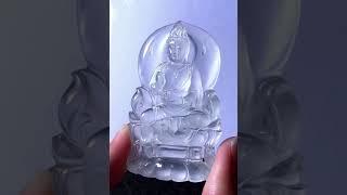 极品玻璃种翡翠，清透无暇#翡翠直播 #翡翠成品 #jade #缅甸翡翠