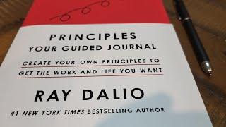 Principles Your Guided Journal unboxing Ray Dalio