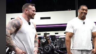 The Greatest PowerLifter John Hack and Larry Wheels Train Bench Press!